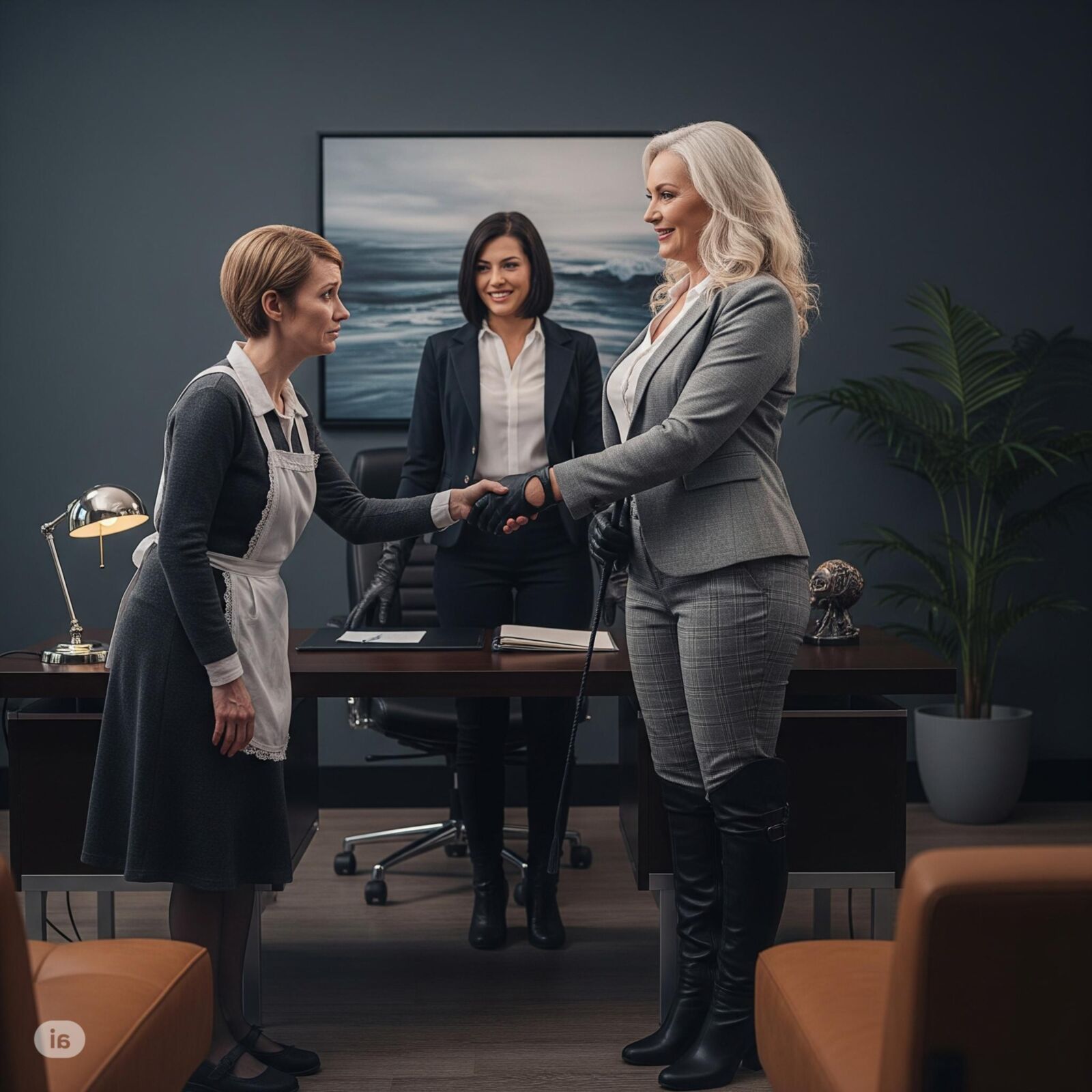The first day at work (restored)