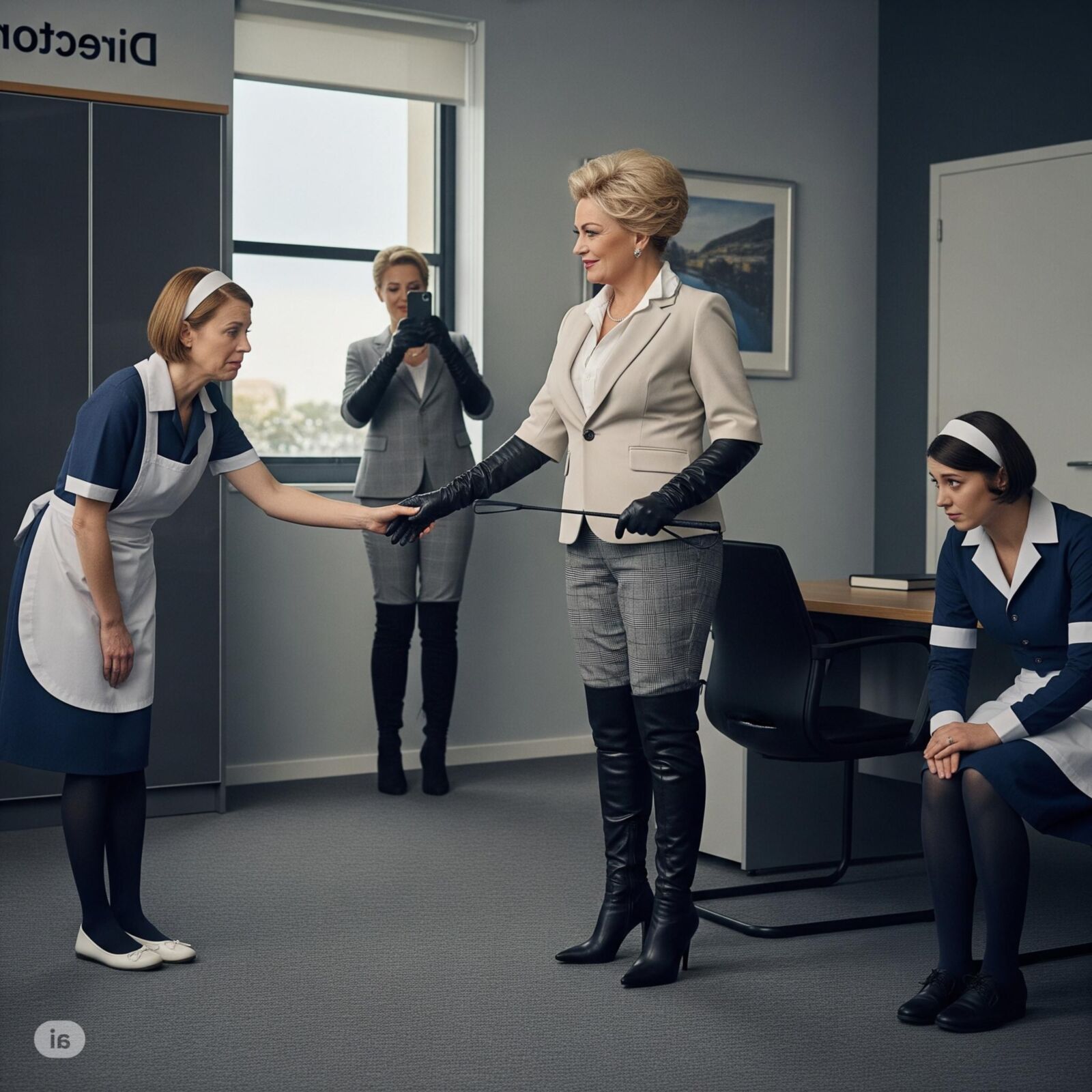 The first day at work (restored)