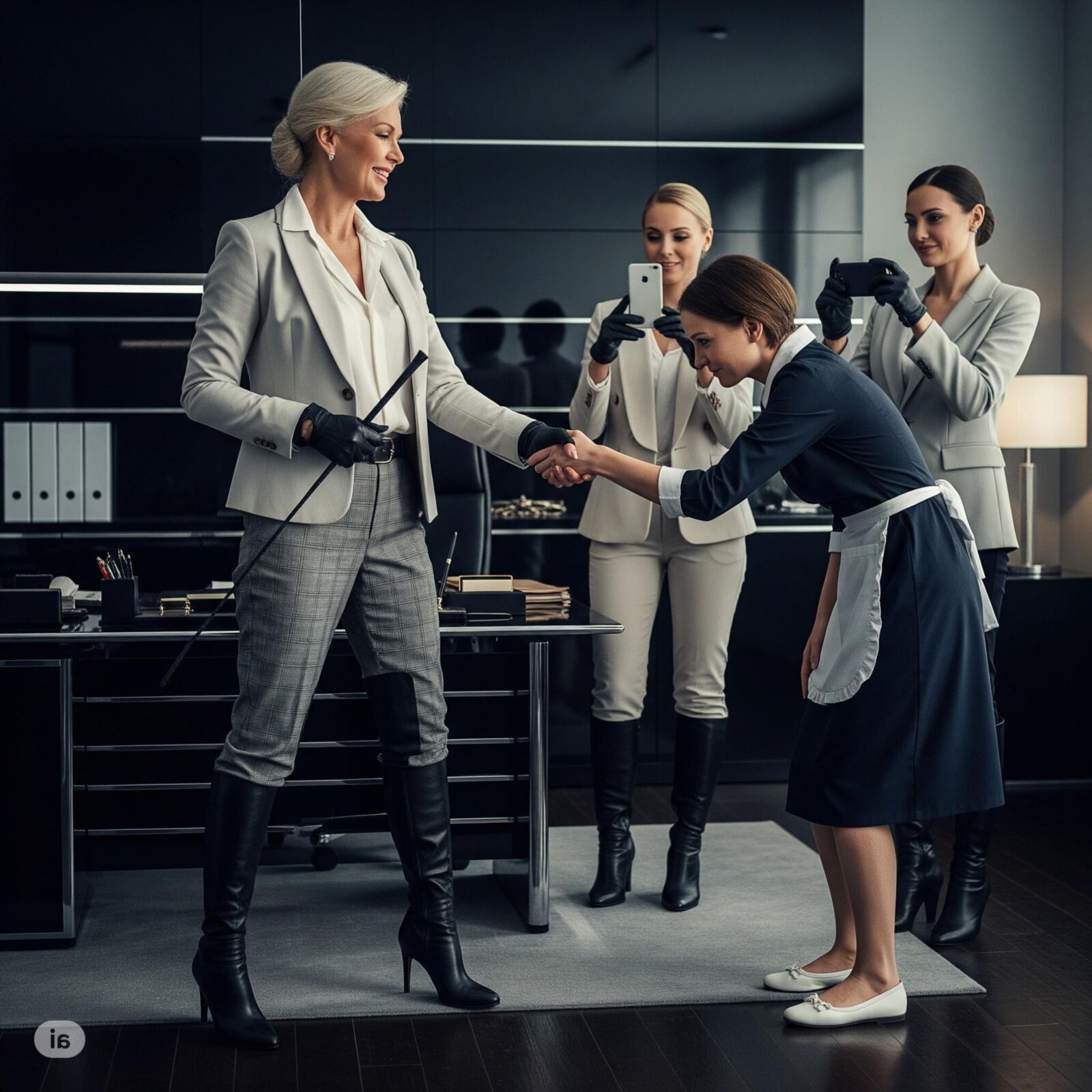 The first day at work (restored)