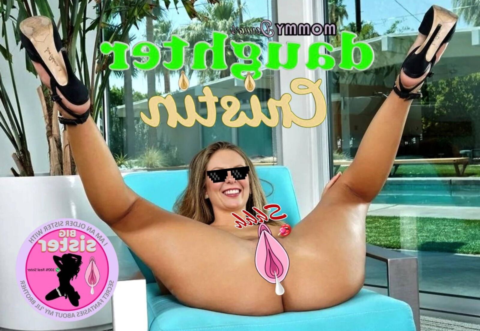 Моя дочь Кристин [Оценка R] фото для своего мрачного брата