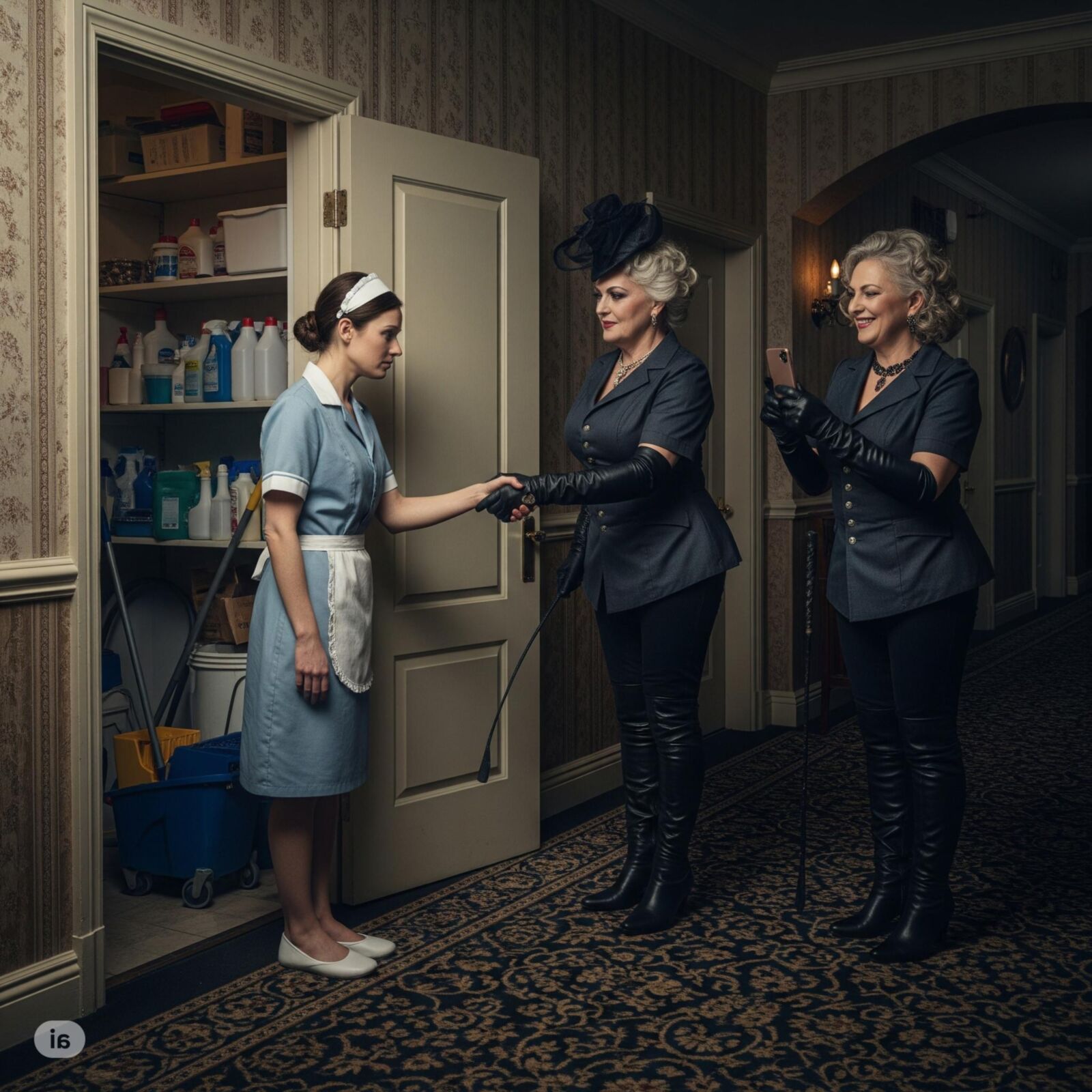The first day at work (restored)