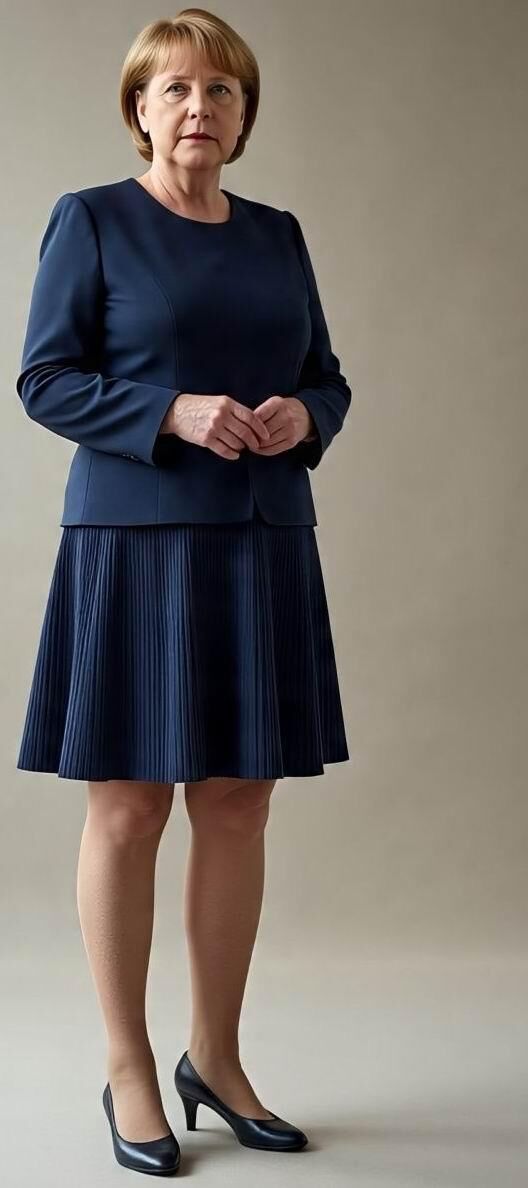 Angela Merkel sexy in Roöcken und Pumps ...