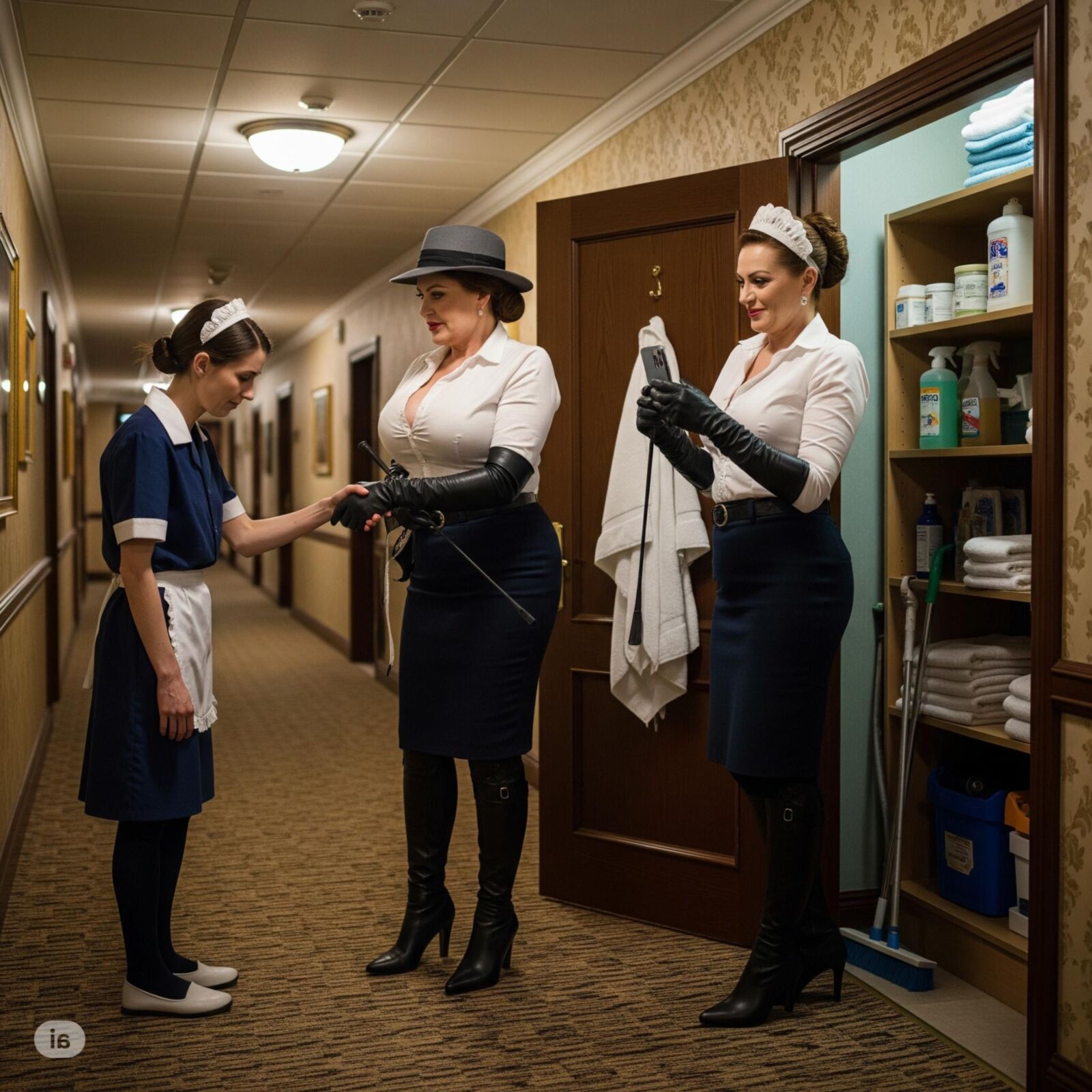 The first day at work (restored)
