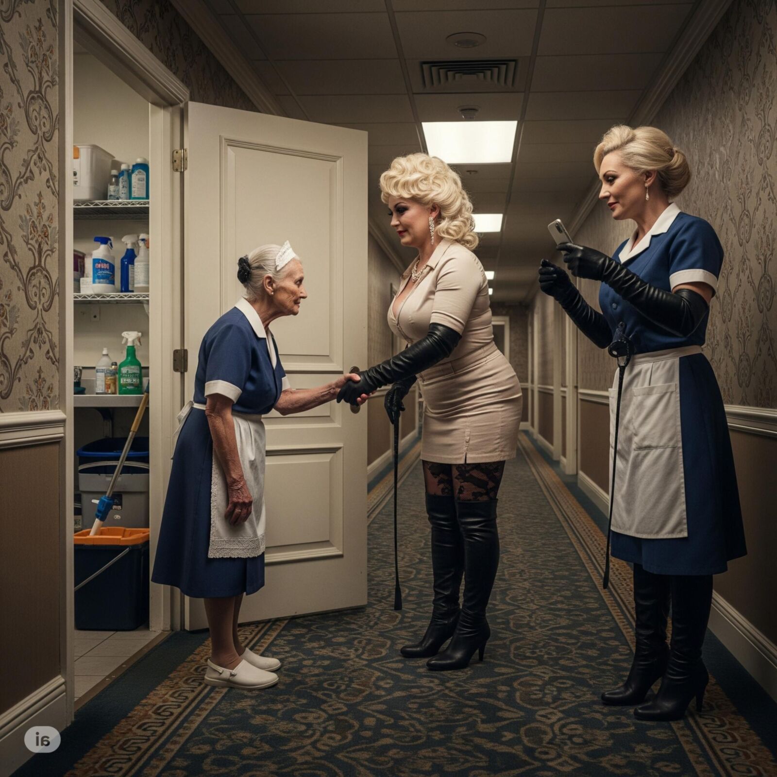 The first day at work (restored)