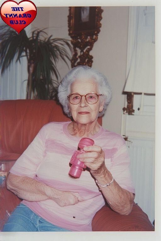 GRANNY IS GETTING READY FOR SOME FUN