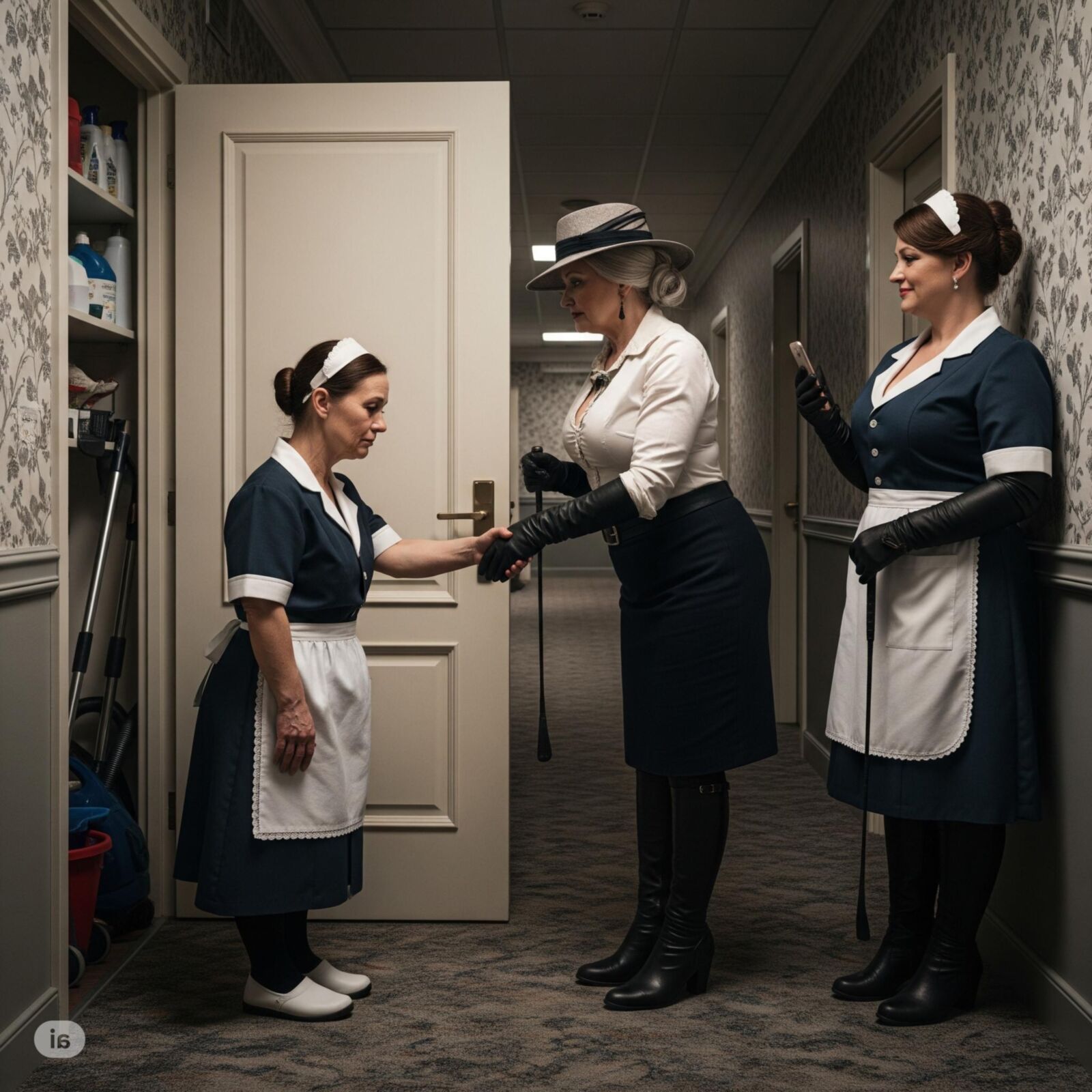 The first day at work (restored)