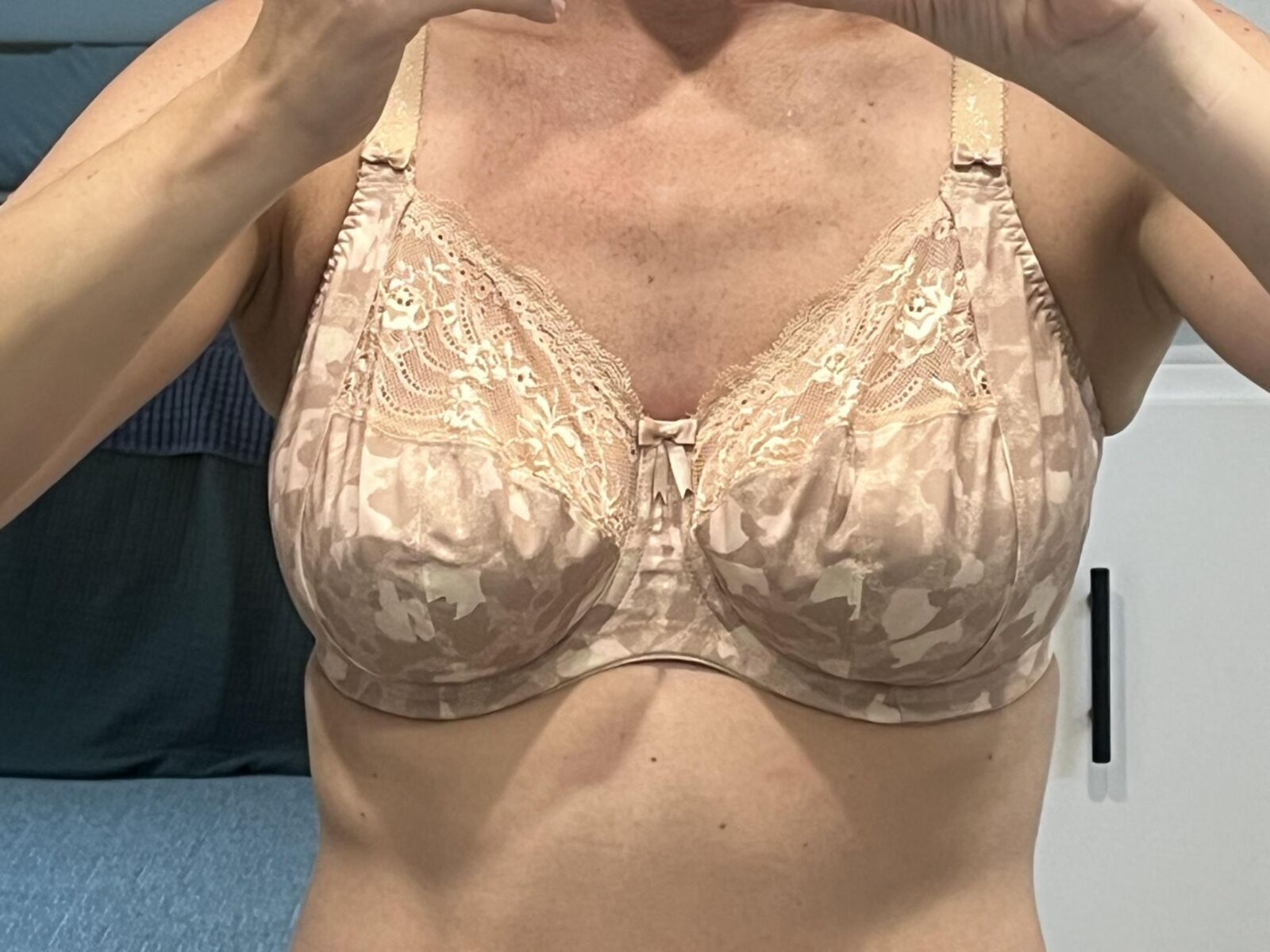 美しいブラジャーとその胸