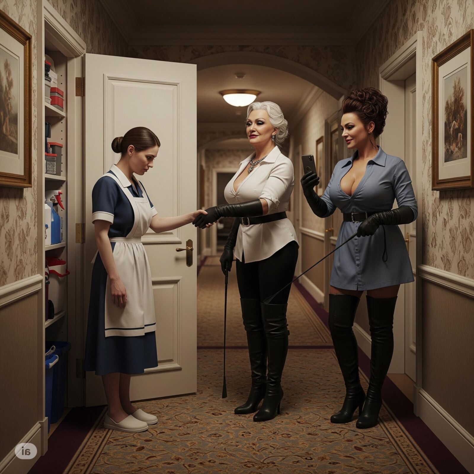 The first day at work (restored)