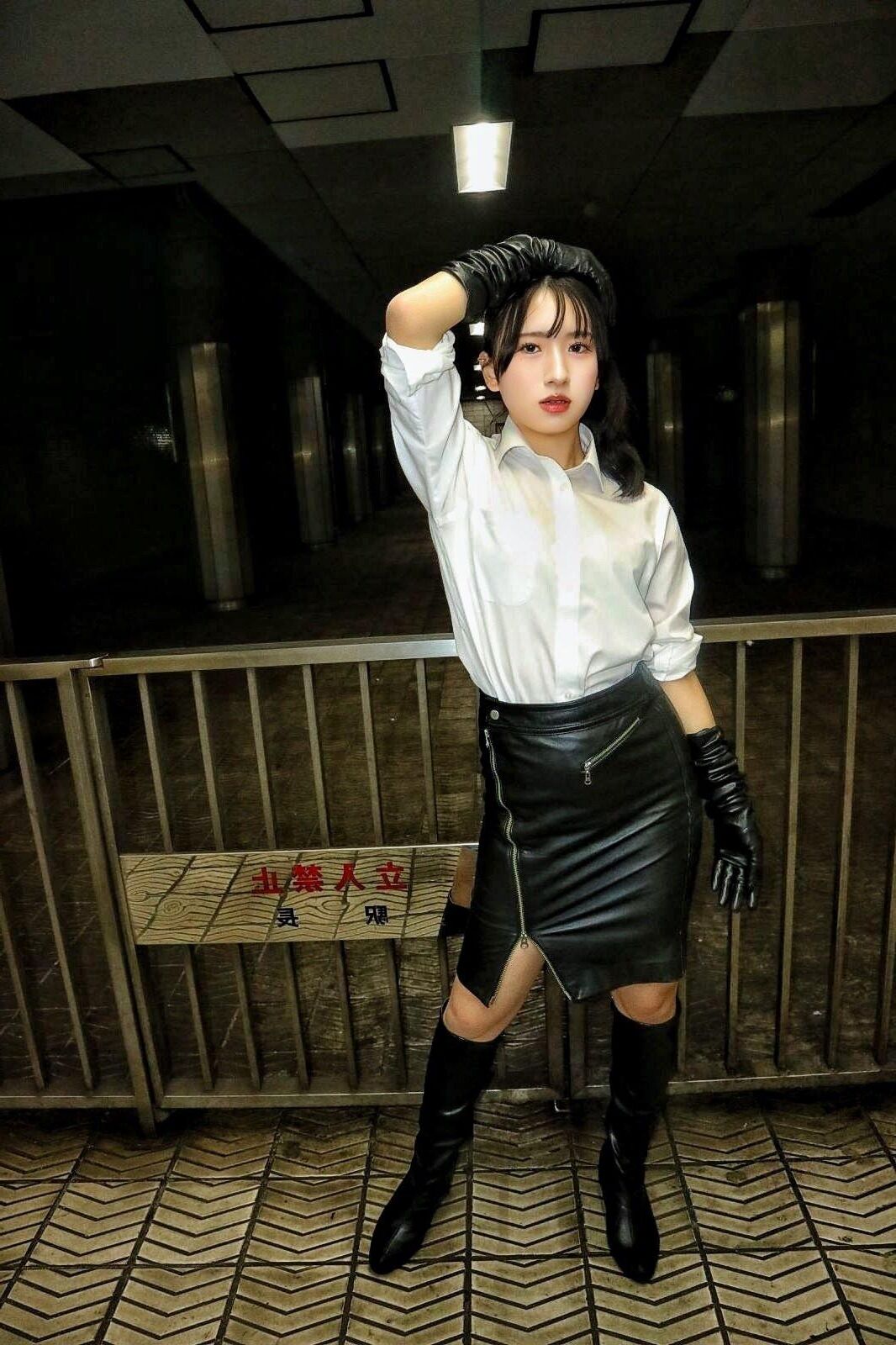 Asian, Lack, Nylons 
