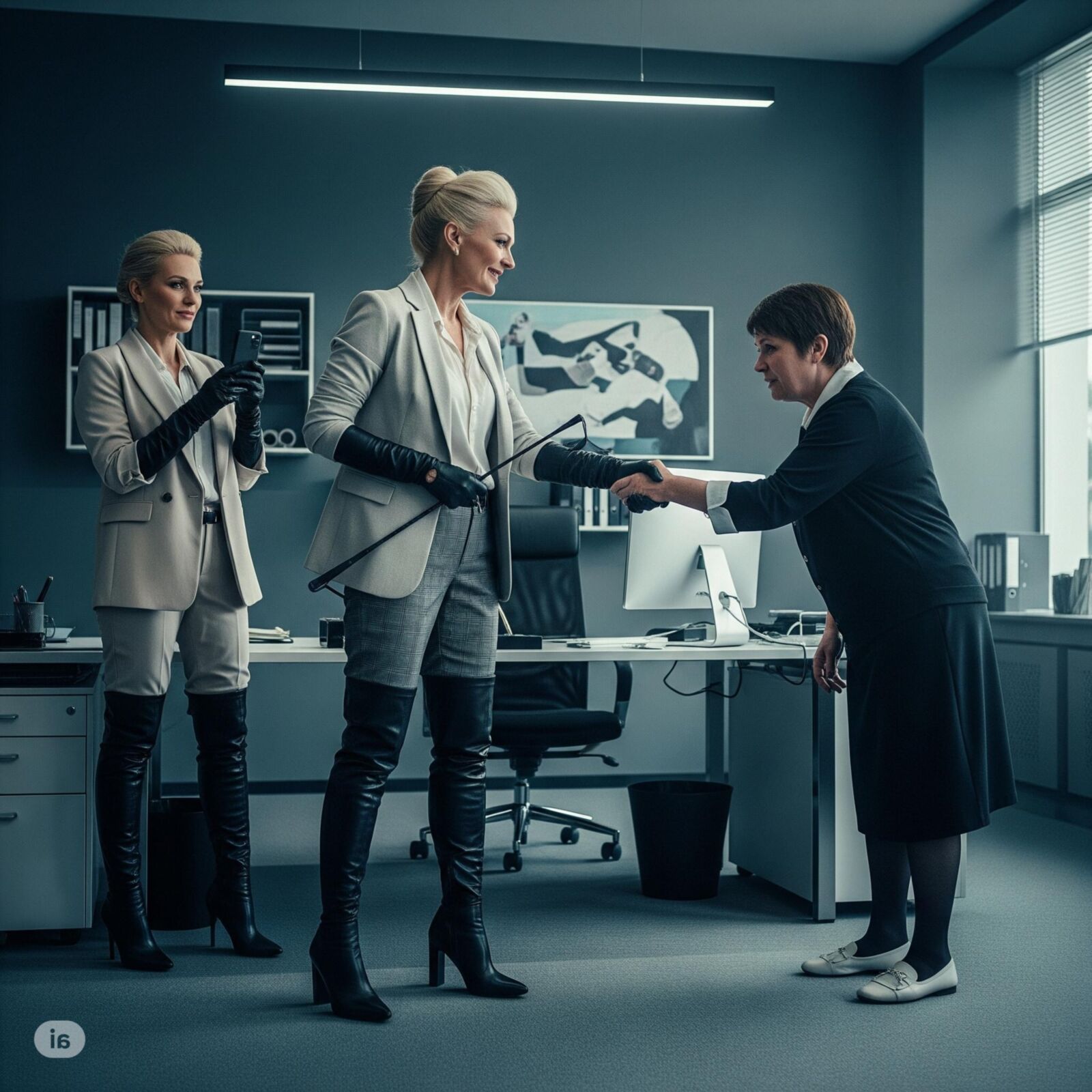 The first day at work (restored)