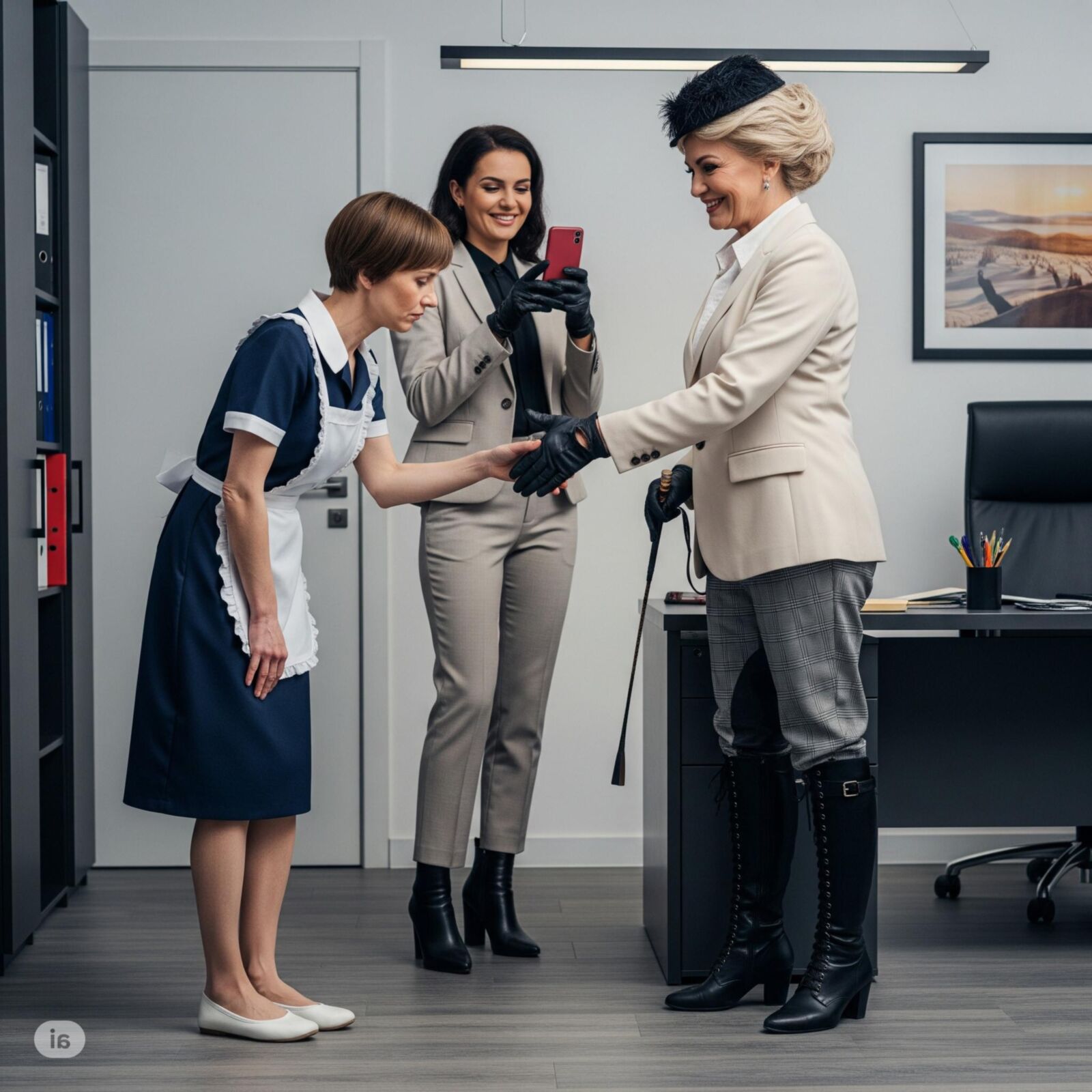 The first day at work (restored)