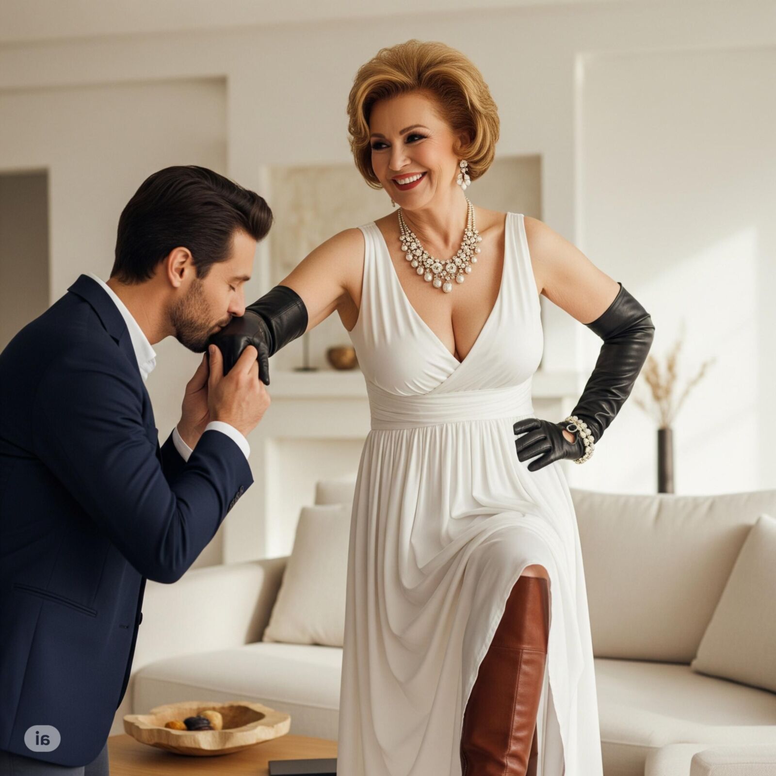 Kiss my gloves (restored) 