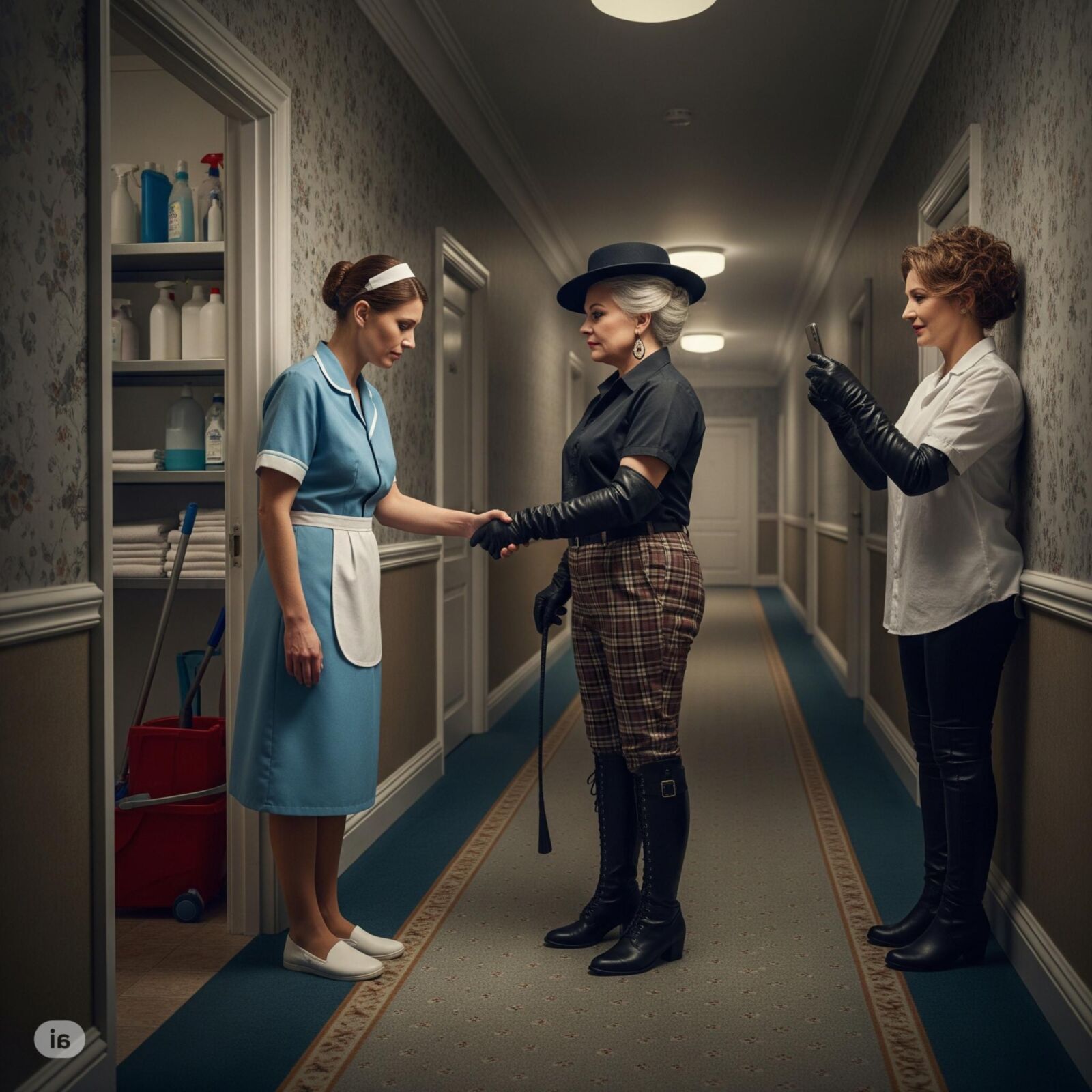 The first day at work (restored)