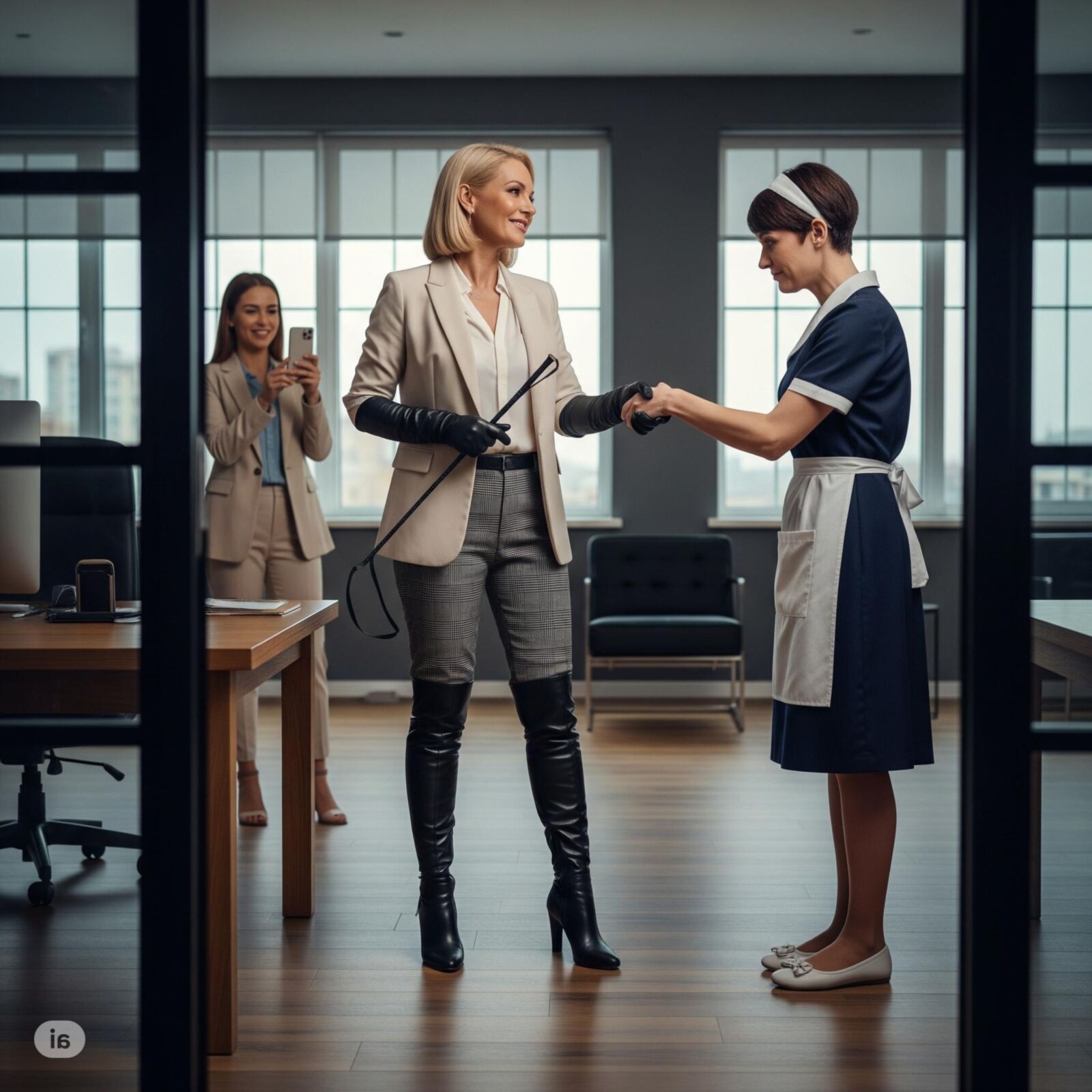 The first day at work (restored)
