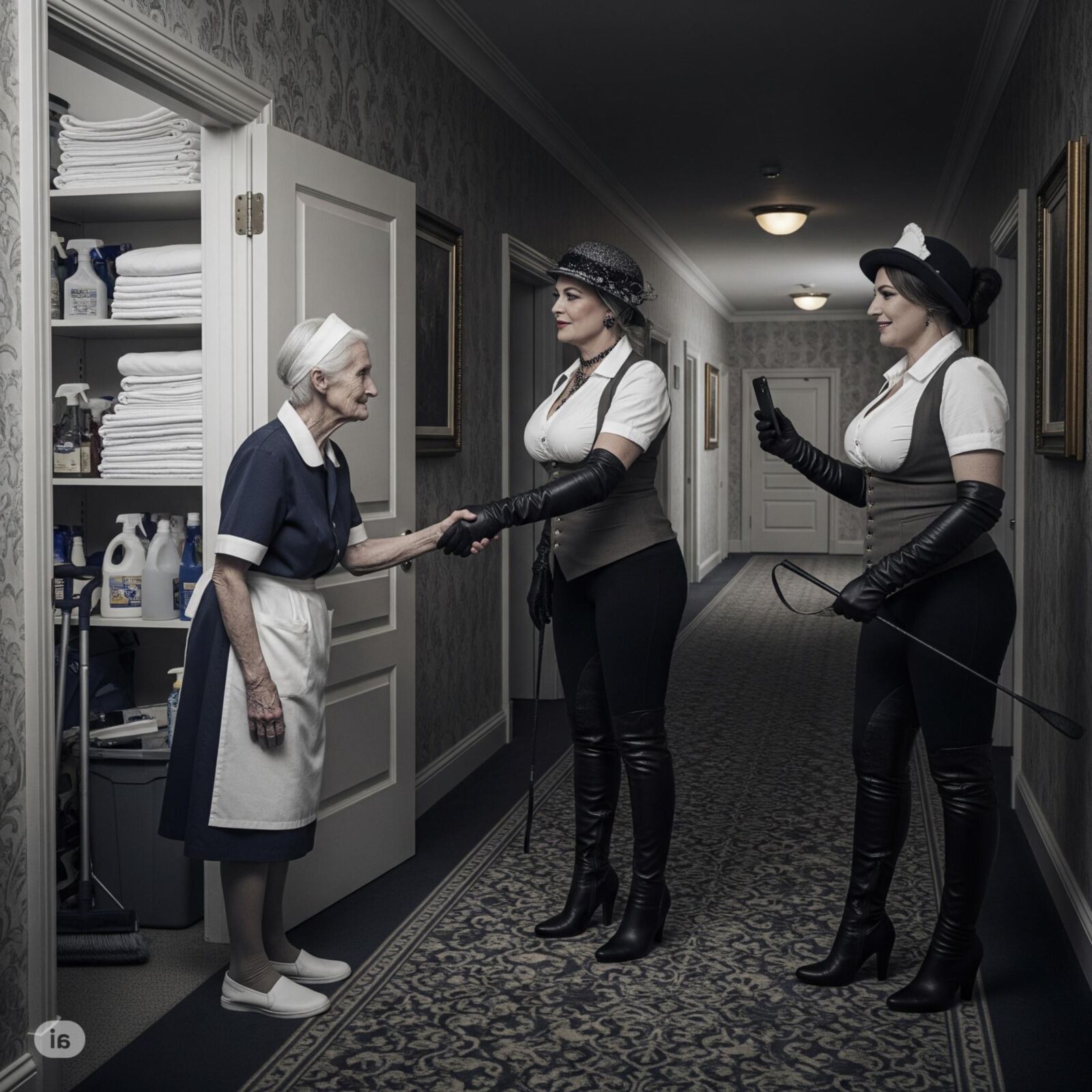 The first day at work (restored)