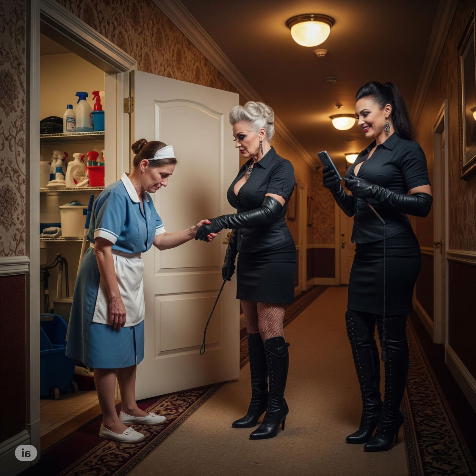 The first day at work (restored)