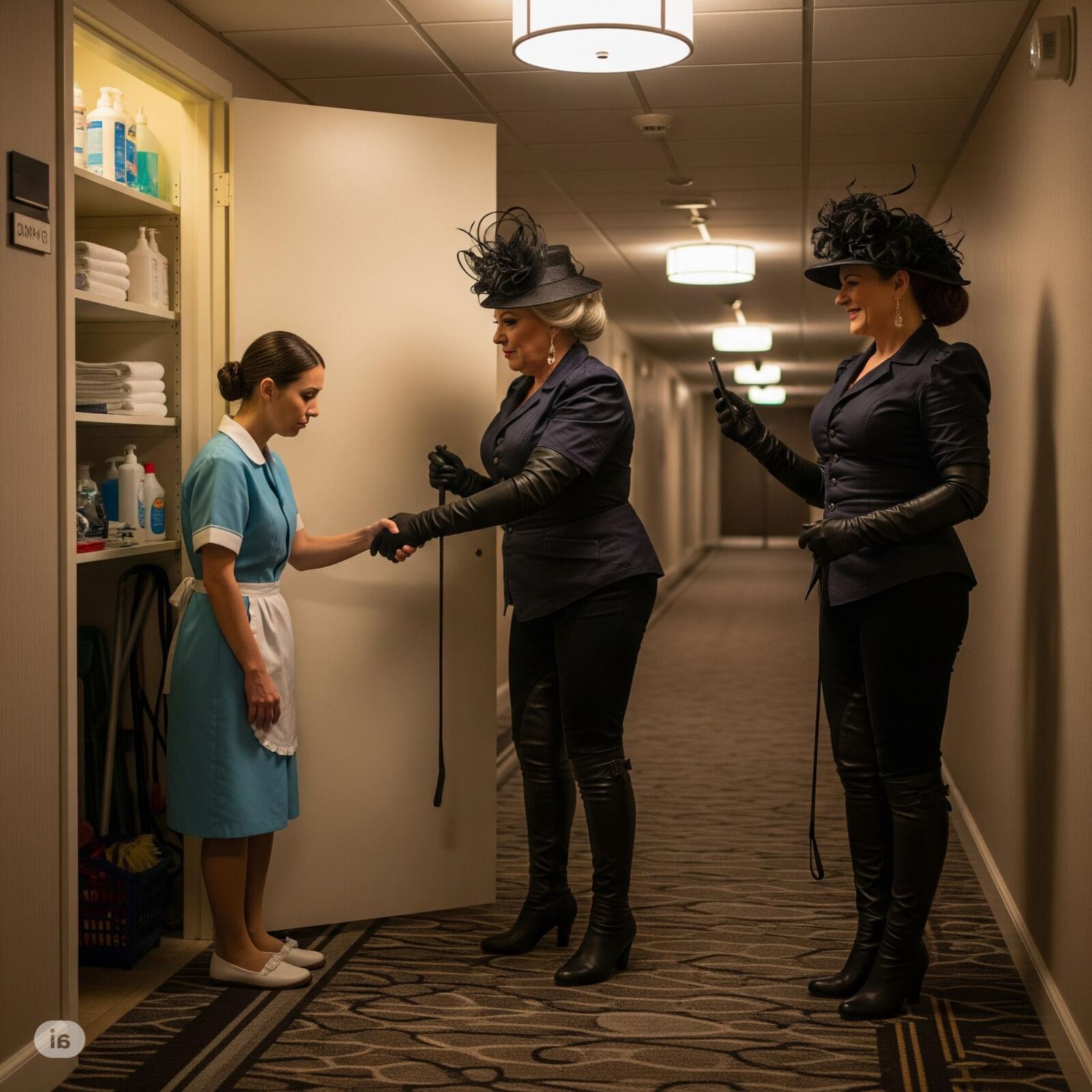 The first day at work (restored)