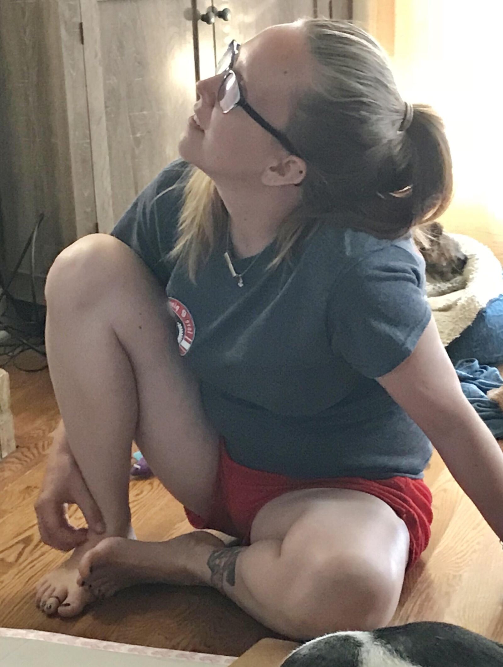 ジェニーセクシーな熟女の足