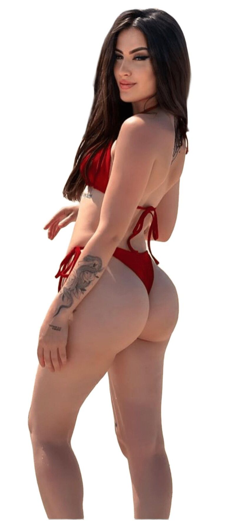 Latina Cute Big Butt Stickers 