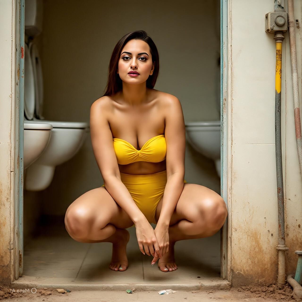 Die heißeste indische Schauspielerin KI für Sissies, Cucks und Scheißfresser