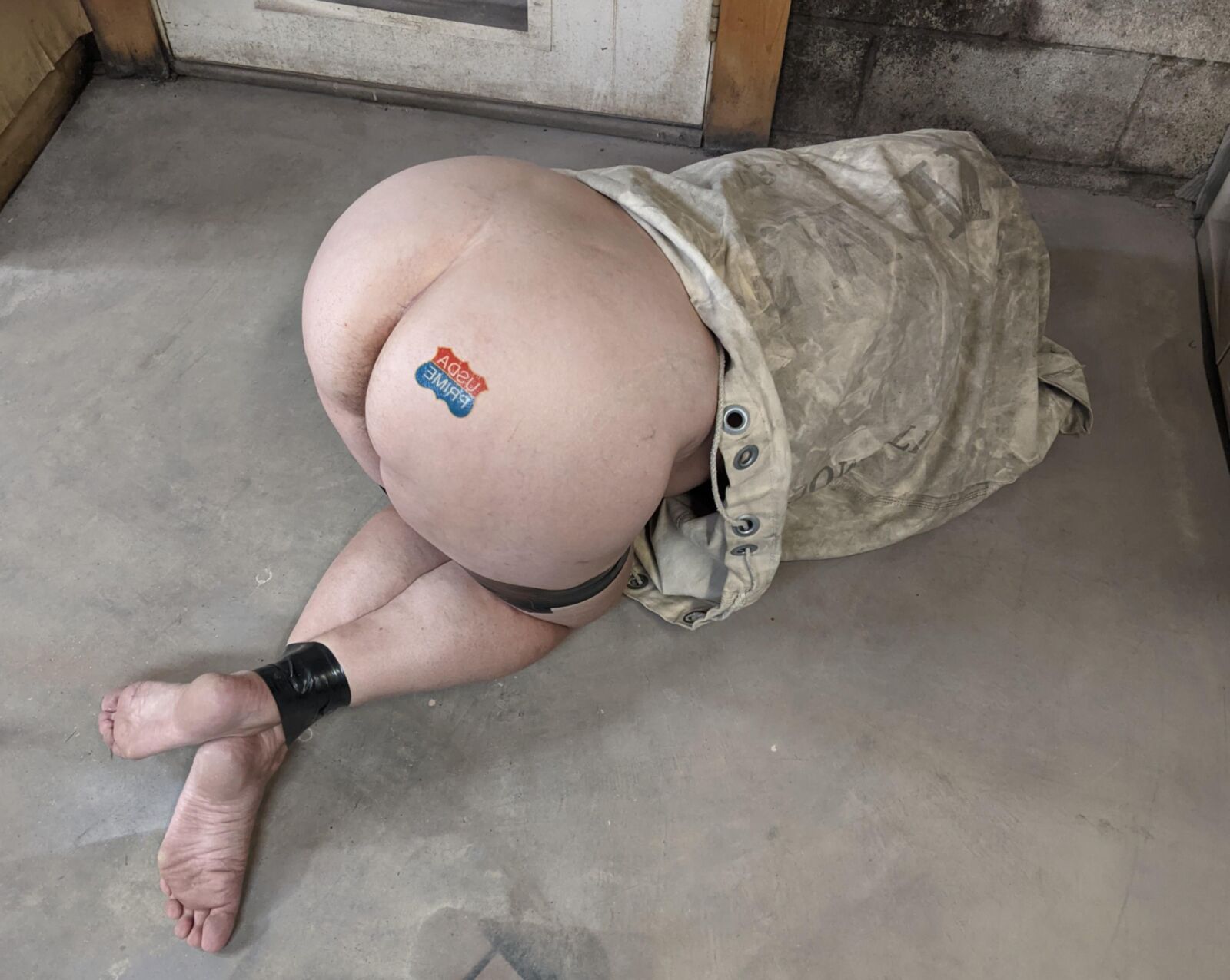 Slut Bagged and Tape Bound