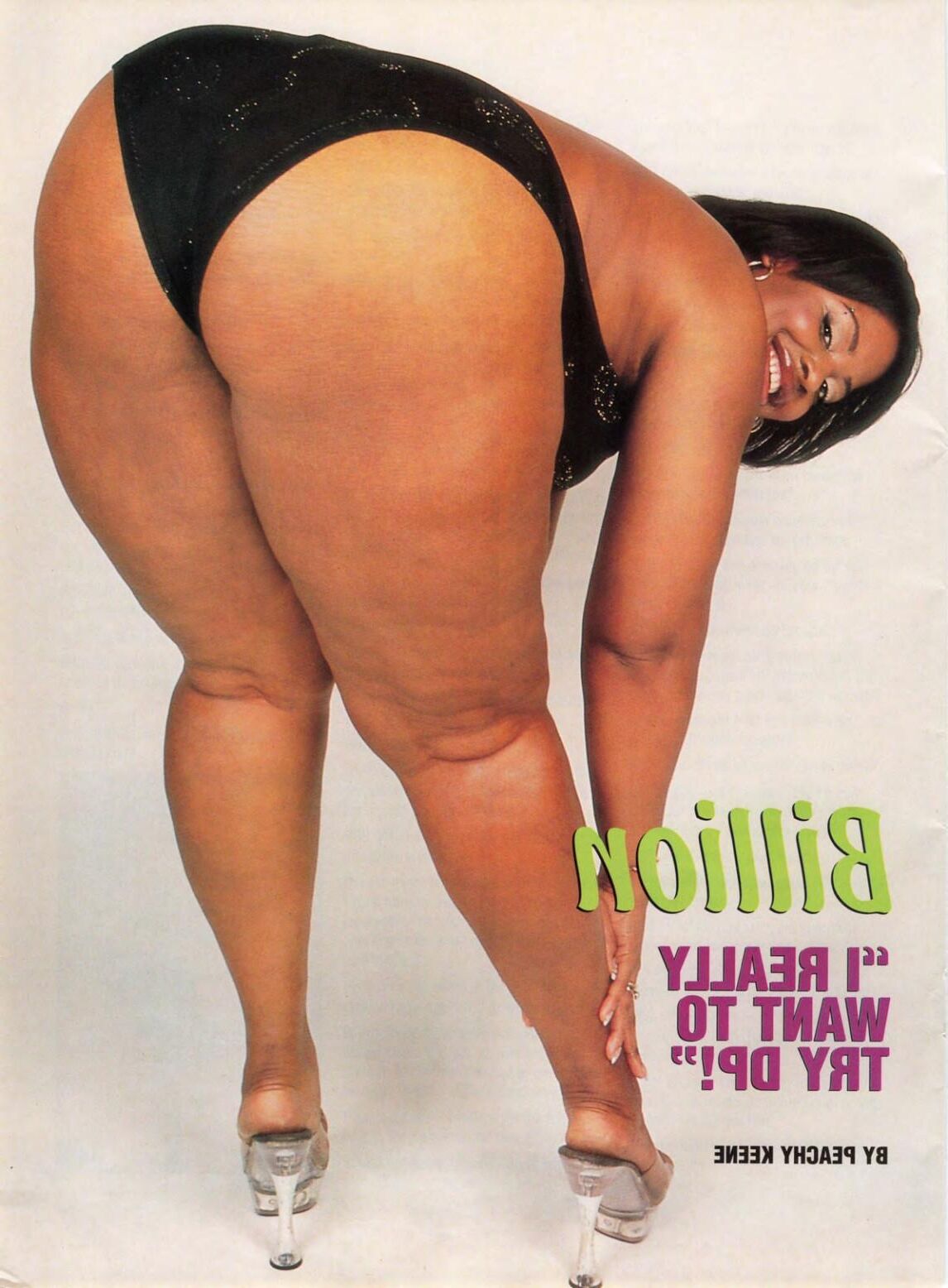 Big Black Butt Magazine April 