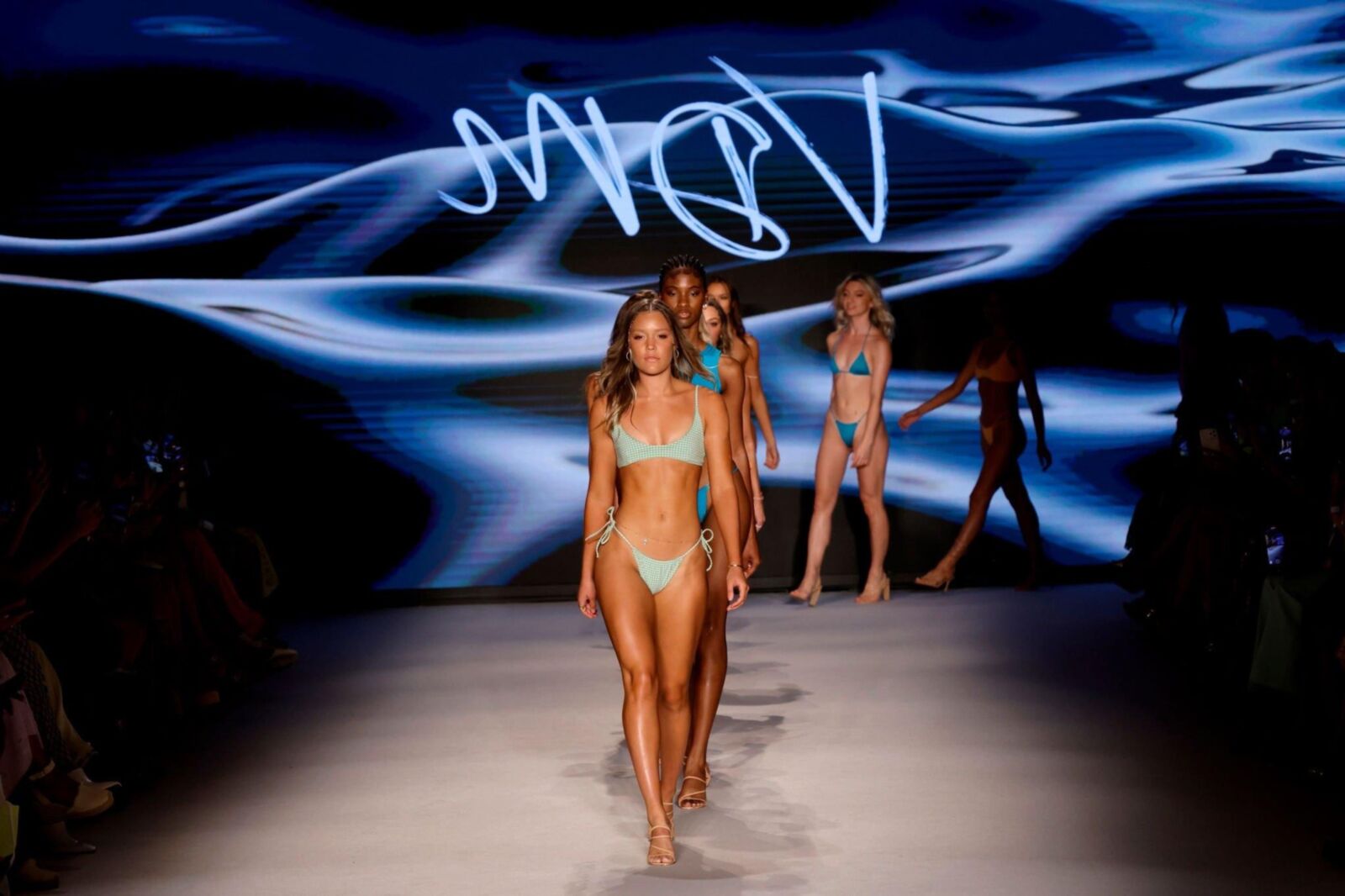 Olivia Ponton VDM the label runway show in Miami July , 