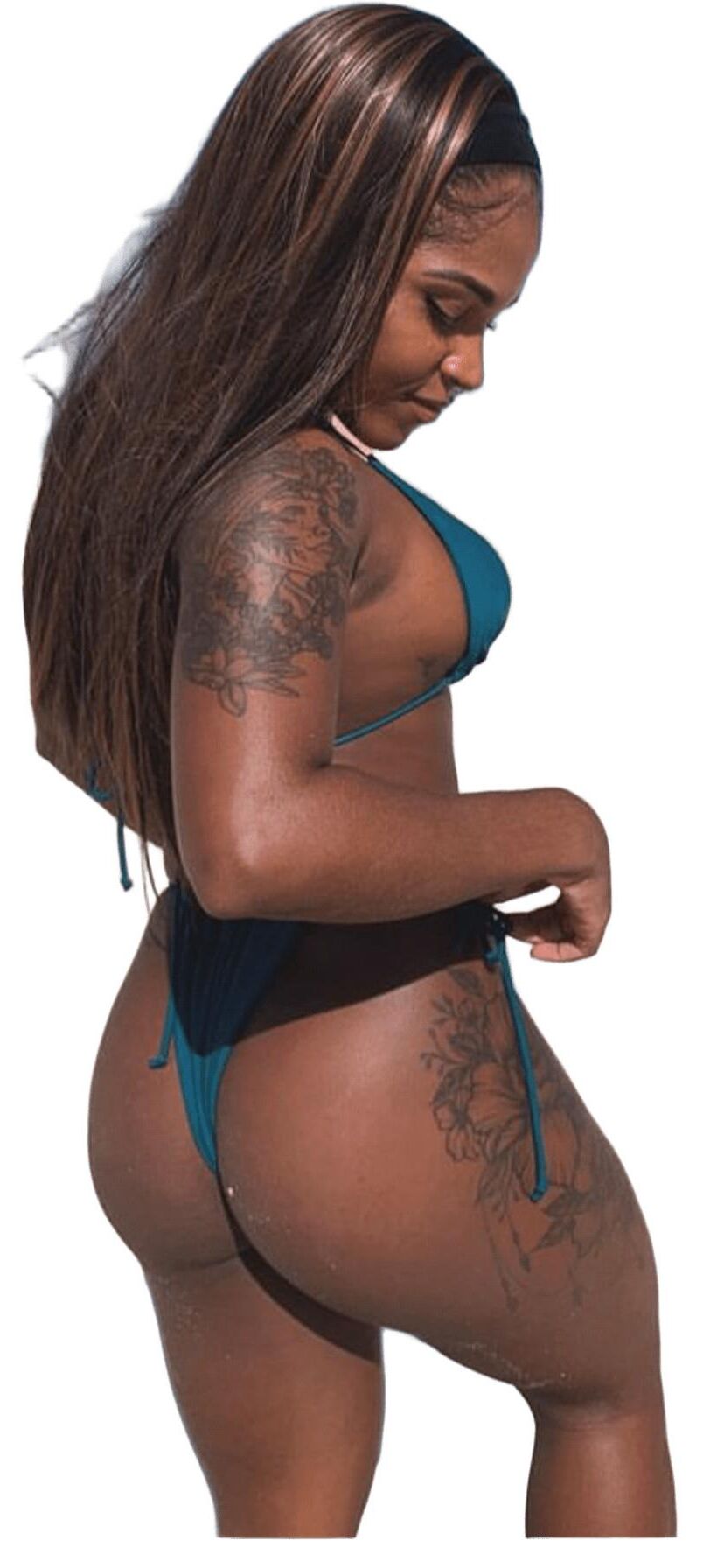 Latina Cute Big Butt Stickers 