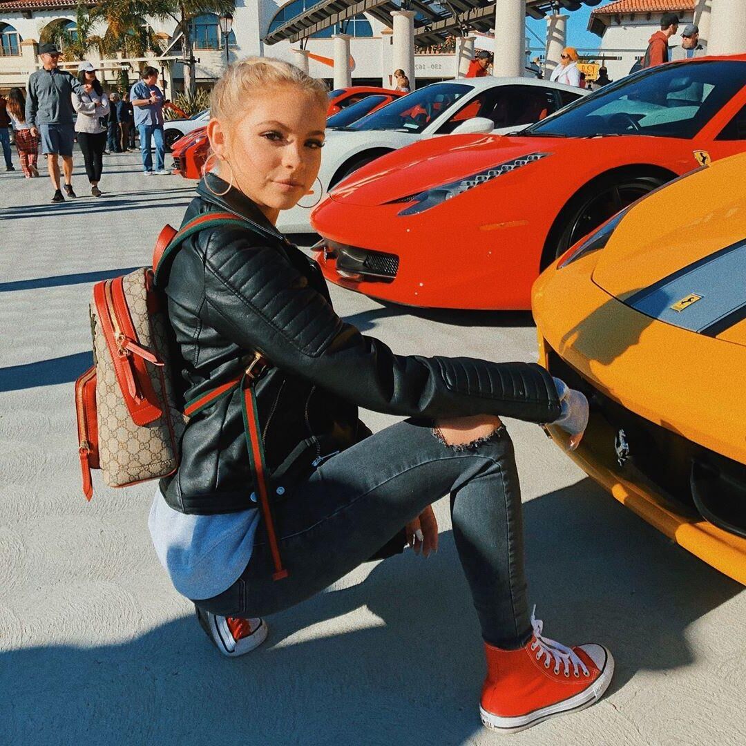 Jordyn Jones Hot Girl With Hot Cars