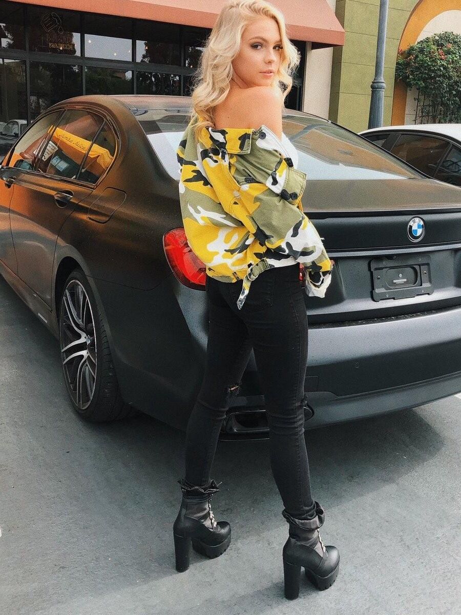 Jordyn Jones Hot Girl With Hot Cars