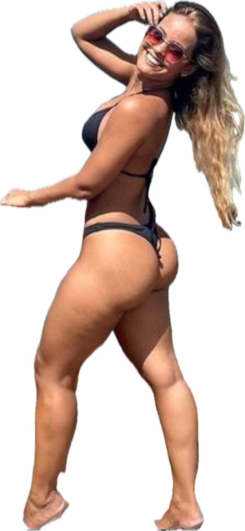 Latina Cute Big Butt Stickers 