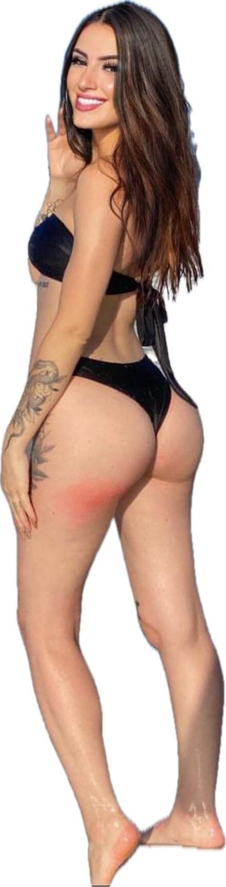 Latina Cute Big Butt Stickers 