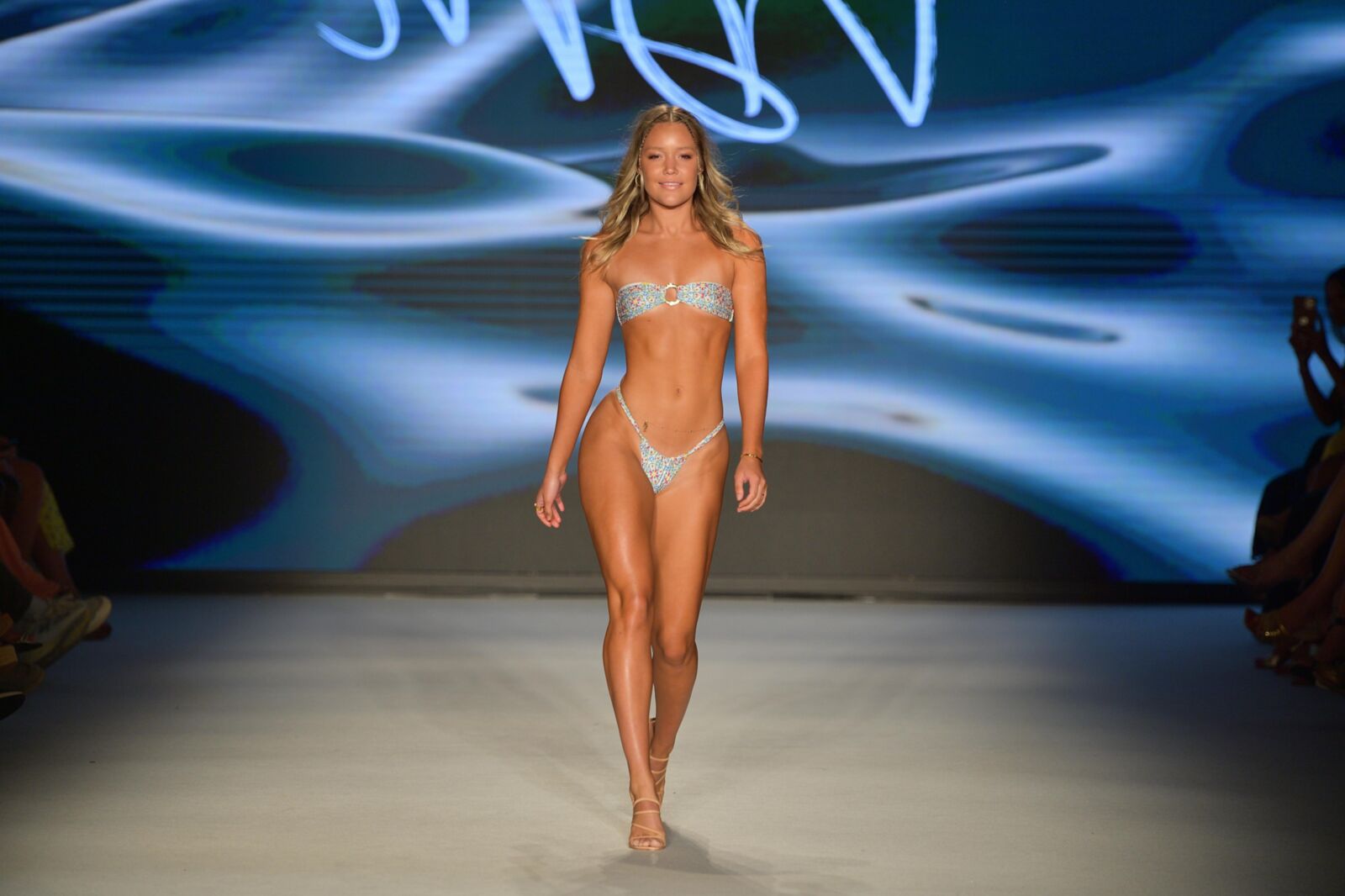 Olivia Ponton VDM the label runway show in Miami July , 