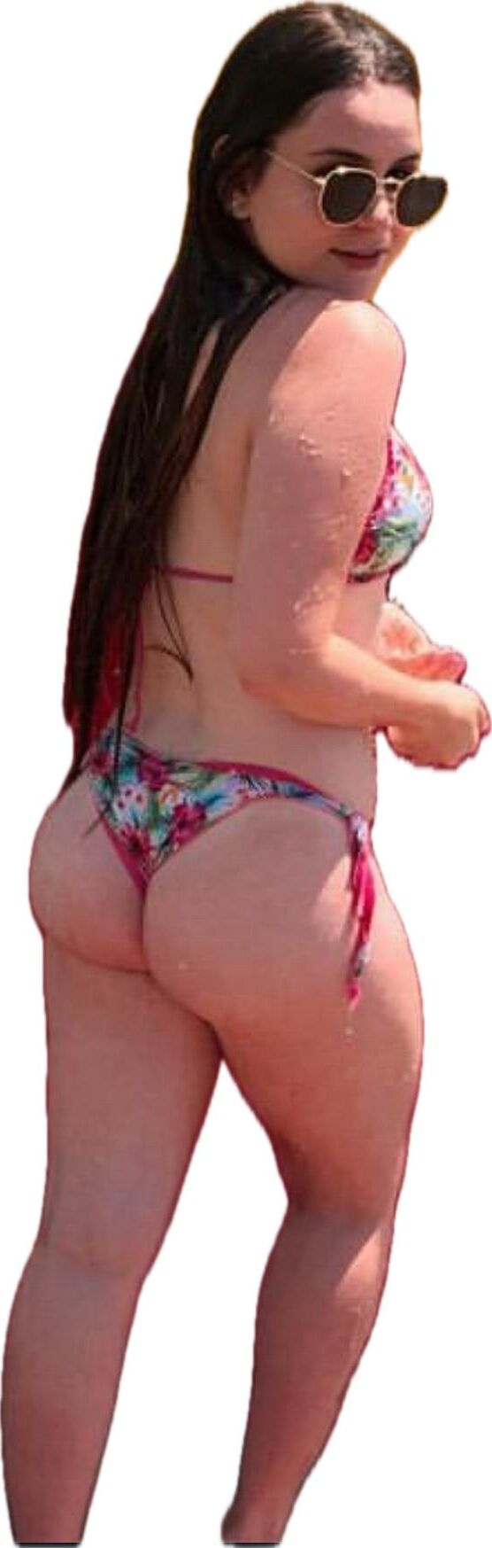 Latina Cute Big Butt Stickers 
