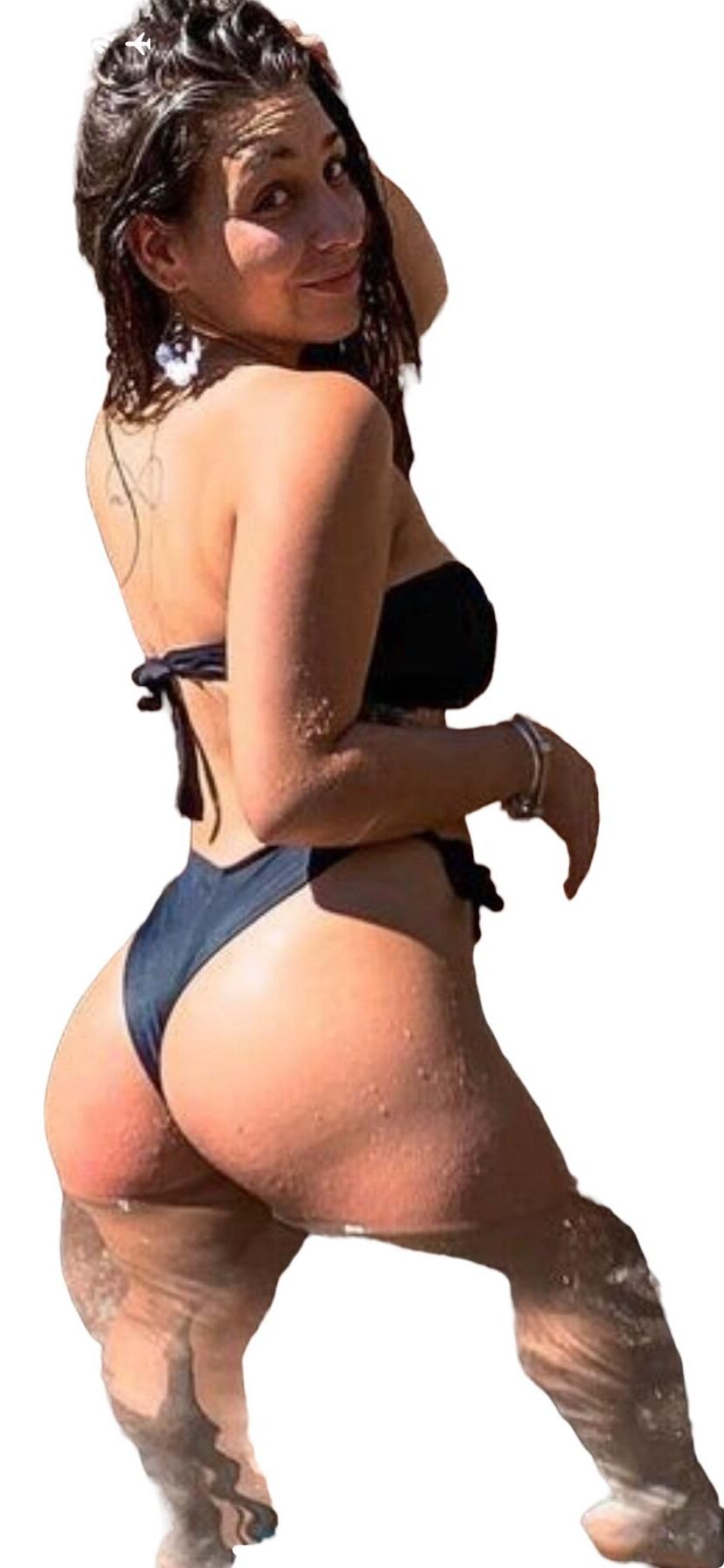 Latina Cute Big Butt Stickers 
