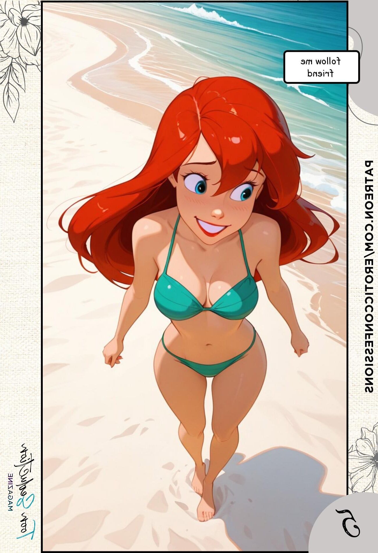 Strandtag Whit Ariel