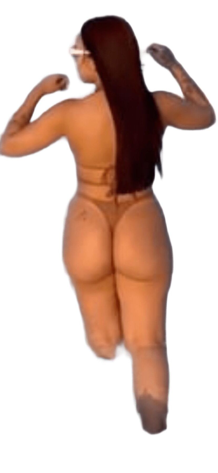 Latina Cute Big Butt Stickers 