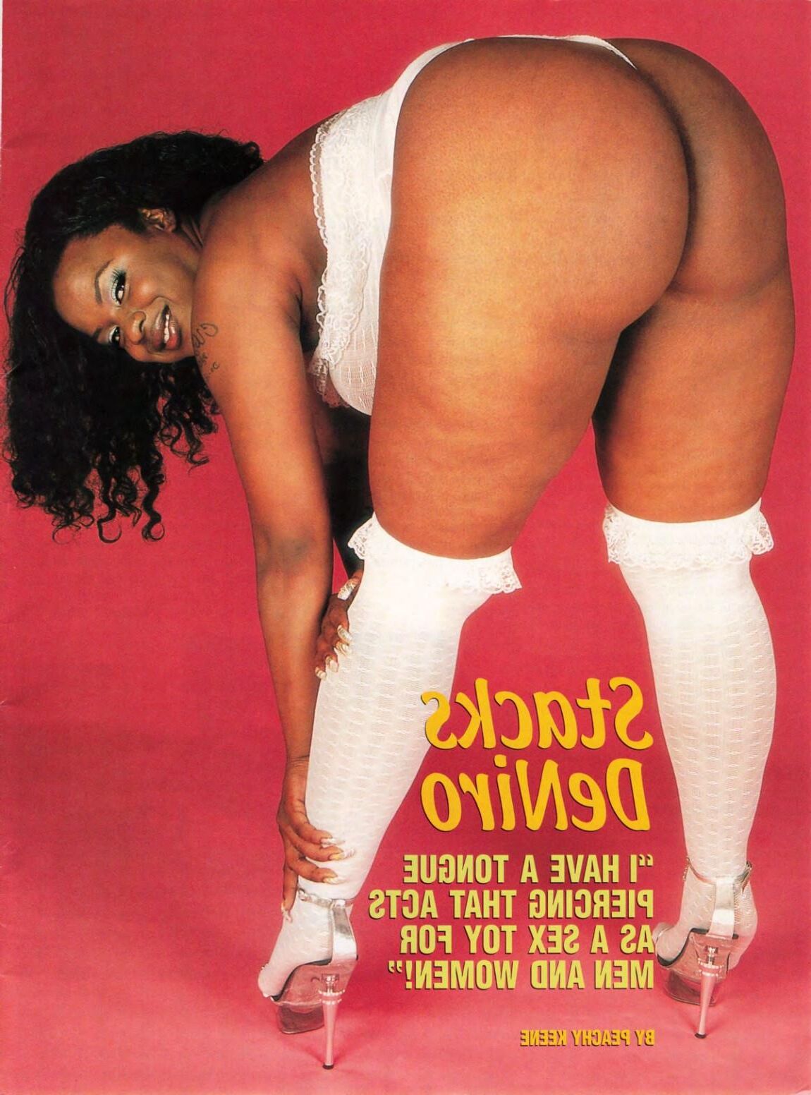 Big Black Butt Magazine April 