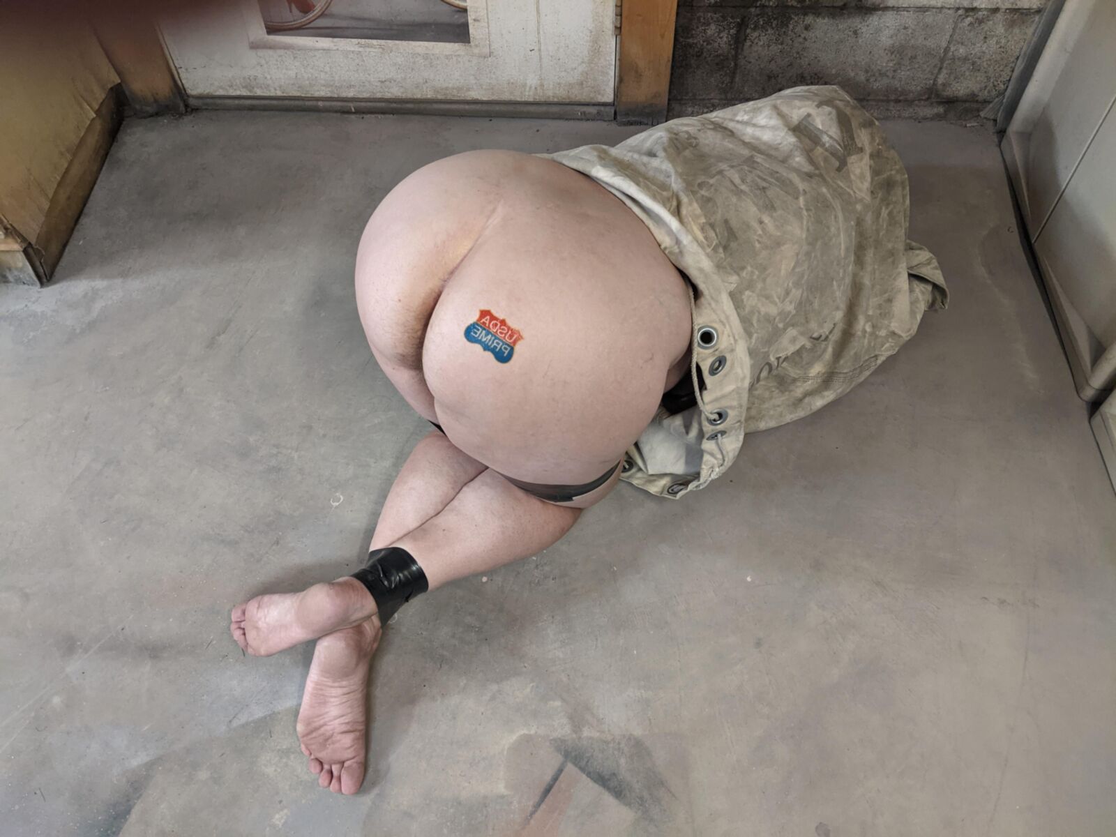 Slut Bagged and Tape Bound
