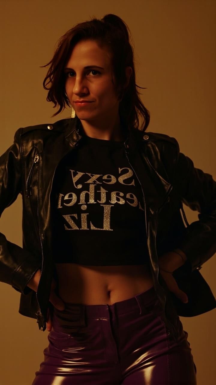 Heißes Ai Fantasy Girl "Sexy Leder Liz"