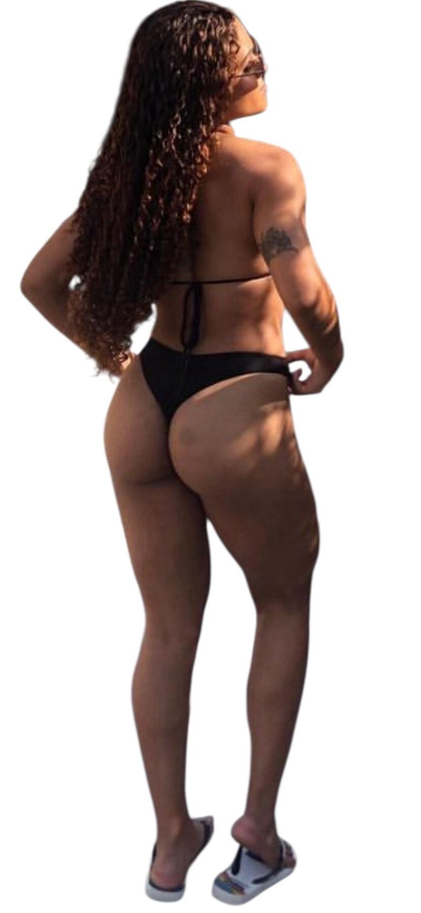Latina Cute Big Butt Stickers 