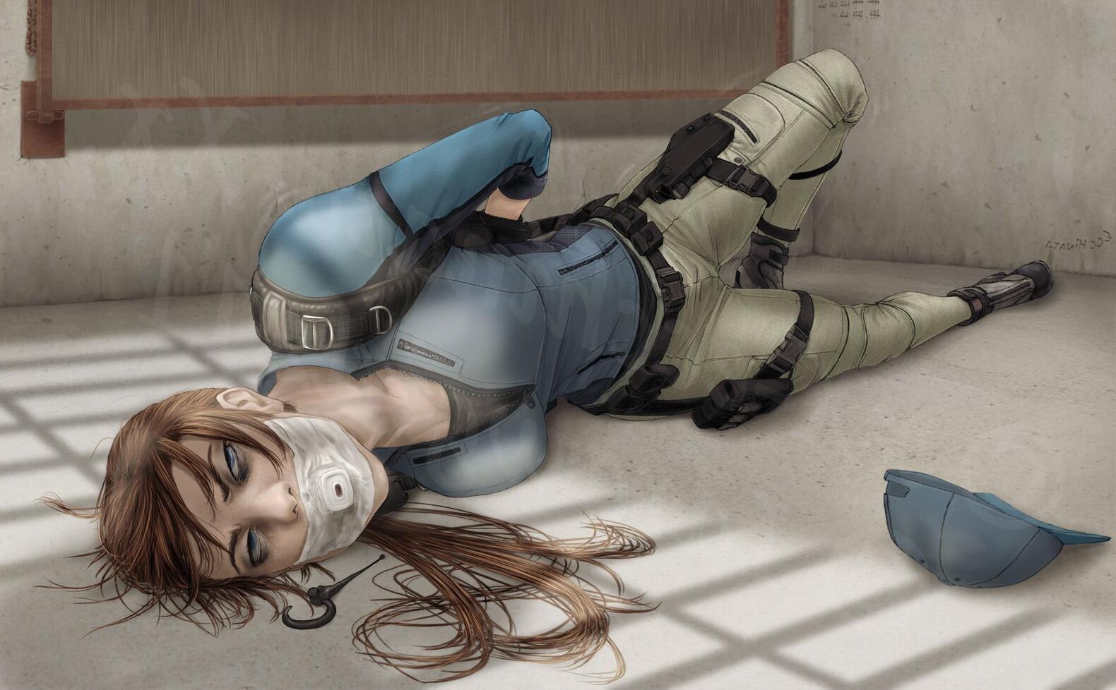 Bondage Cartoon and D women in BDSM troubles 