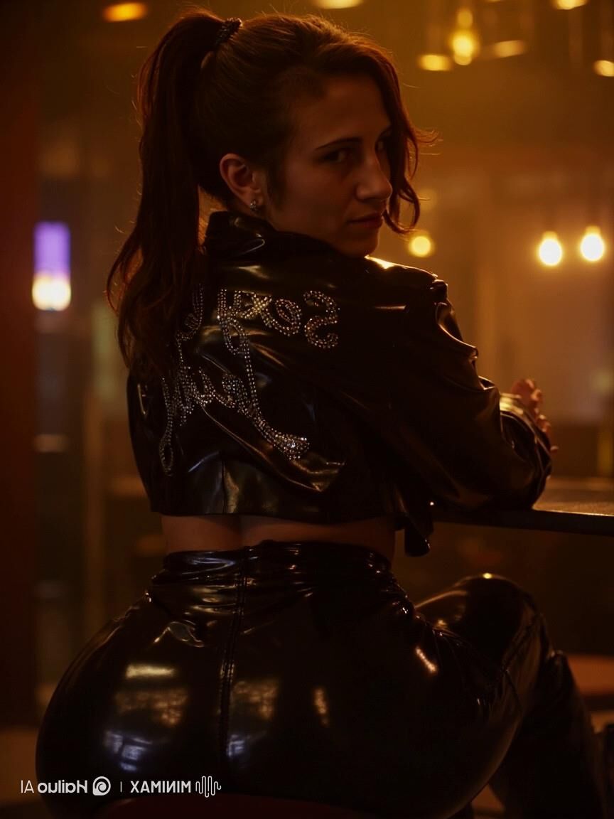 Heißes Ai Fantasy Girl "Sexy Leder Liz"