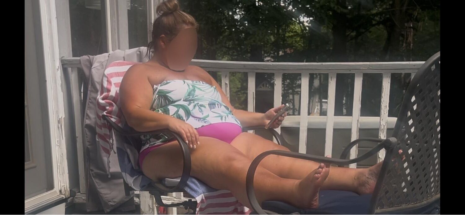 Bbw big girl bathing suit 