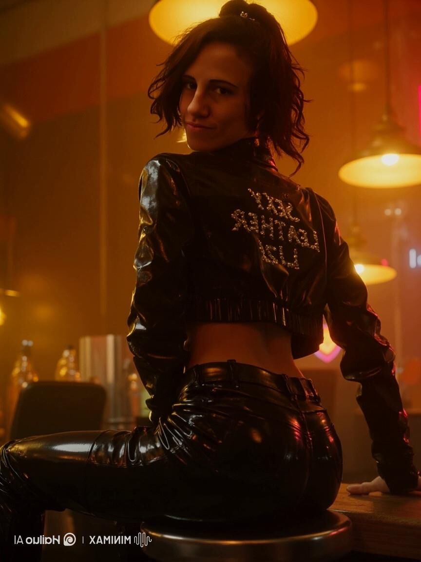 Heißes Ai Fantasy Girl "Sexy Leder Liz"