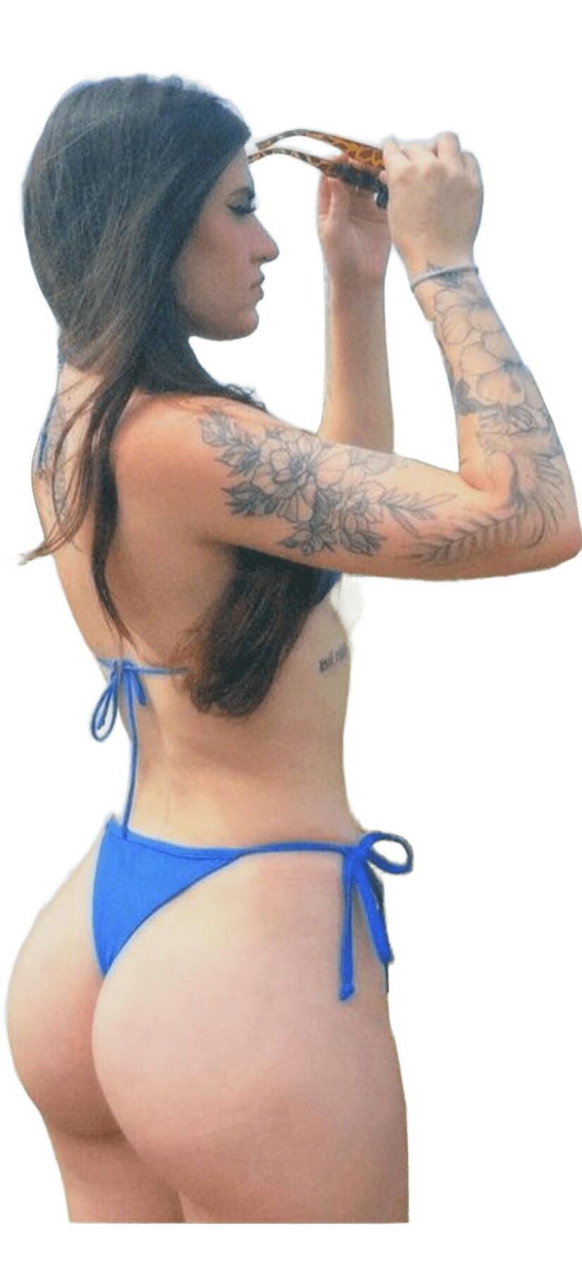 Latina Cute Big Butt Stickers 