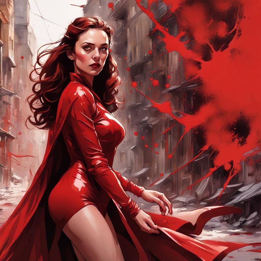 Wanda Maximoff alias Scarlett Hexe