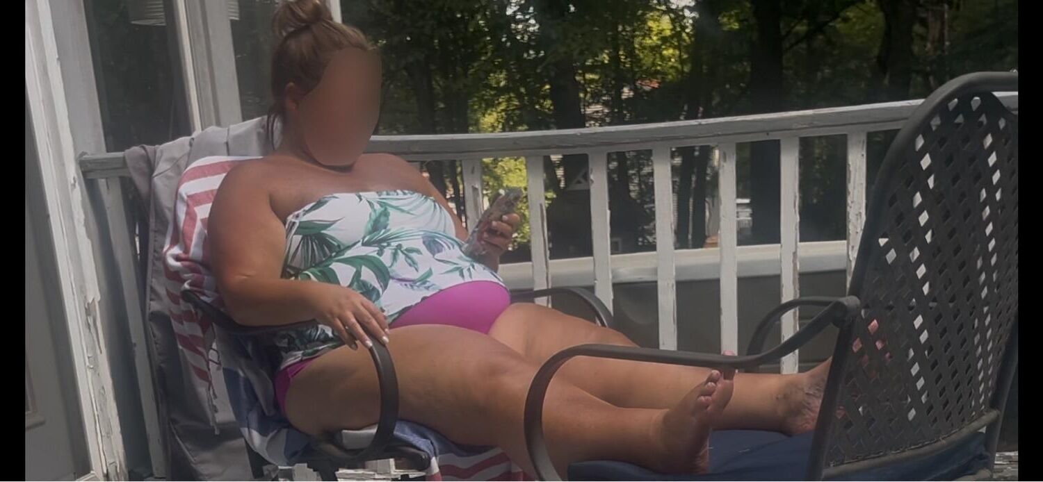 Bbw big girl bathing suit 