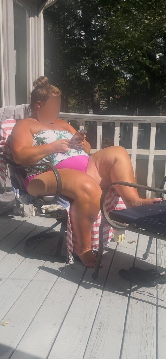 Bbw big girl bathing suit 