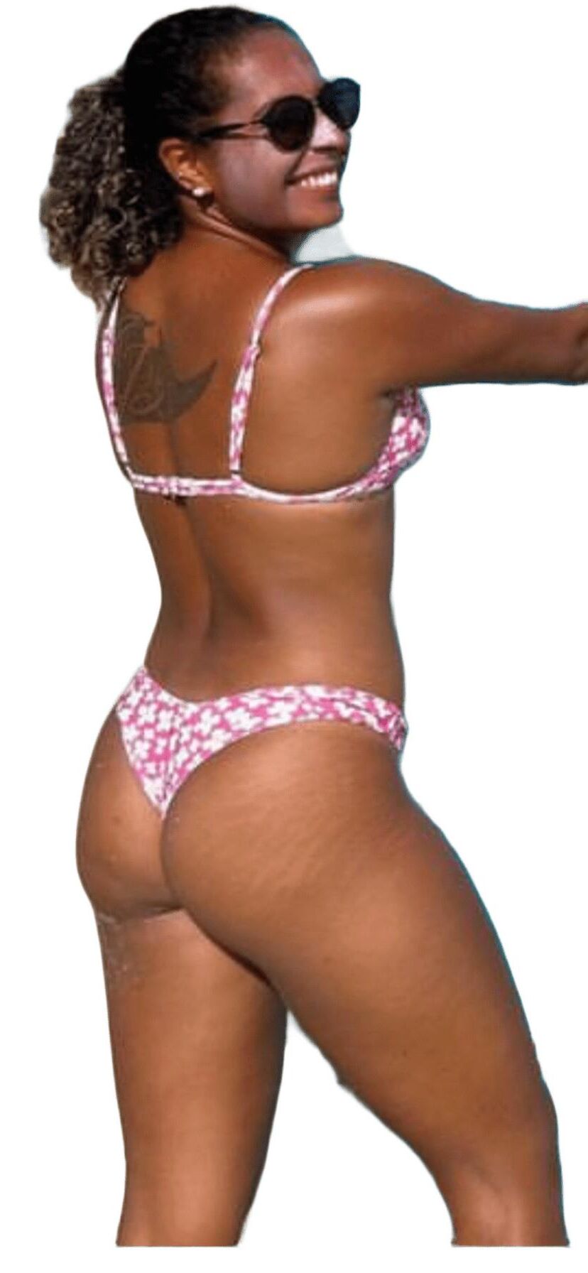 Latina Cute Big Butt Stickers 
